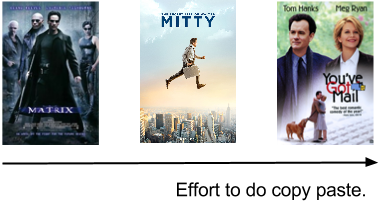 effort to do copy-paste